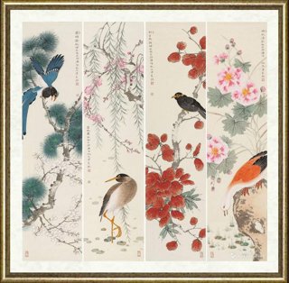 马瑞涛_花鸟精品四屏之无