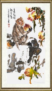 金相堂主（李长文）_金猴献瑞