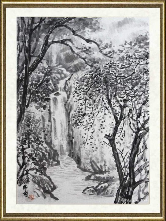 司徒锦璇_观音潭瀑布·南昆山写生
