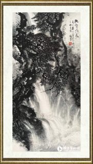 黎雄才_陡壑飞泉