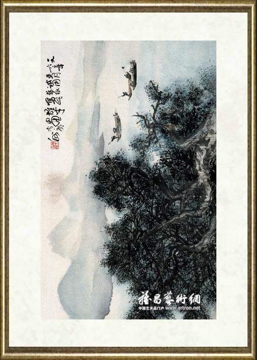 黎雄才_雨后渔舟
