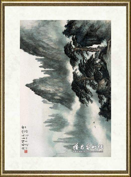 黎雄才_黄山始信峰
