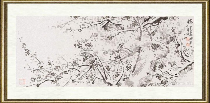 贾冰吾_梅（指画）