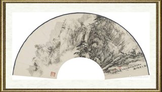 贾冰吾_溪山松云图