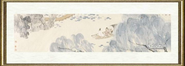 高云_平湖泛舟