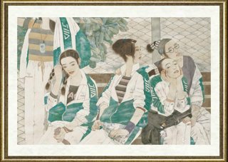 李志刚（国画）_绿韵新生（局部）