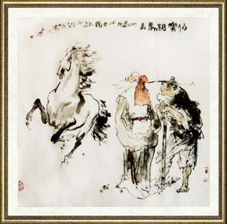 吕士荣_相马图