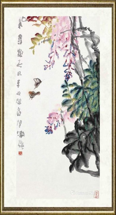 贾博鸿_紫雪点春风