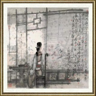 孙永_花卉、人物作品系列019