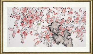 郭慧庆_小写意花鸟009