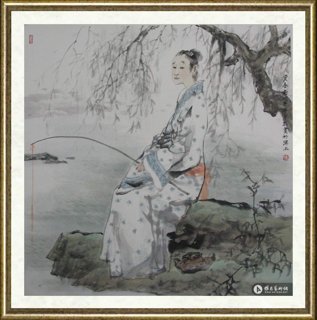 李乃蔚_赏春图
