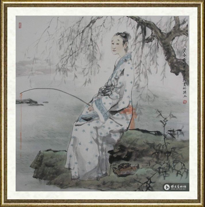 李乃蔚_赏春图