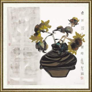 魏金修_采西园之黄花之一