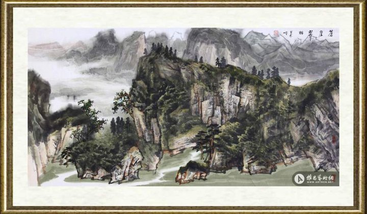 秦岭_苍崖翠林