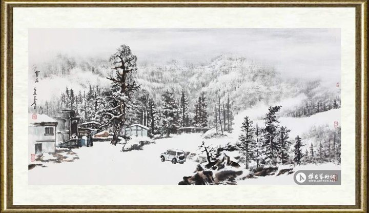 秦岭_雪后
