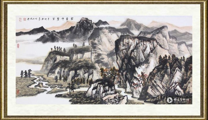 秦岭_霜华净碧空