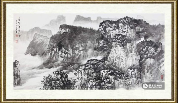 秦岭_青山呈露新如染