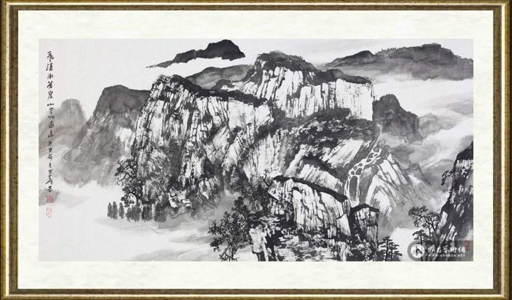 秦岭_飞瀑濑苍崖