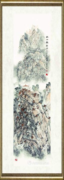 张军_秋山敛余照