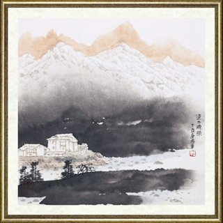 张军_远水晚照