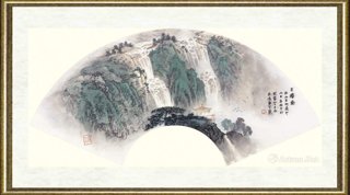 张军_飞瀑图