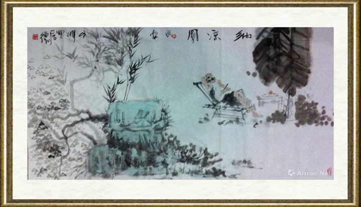 朱尽晖_纳凉图
