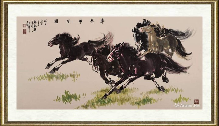 马欣乐_草原雄风图