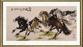 马欣乐_驰骋六骏图