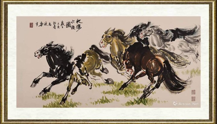 马欣乐_驰骋六骏图