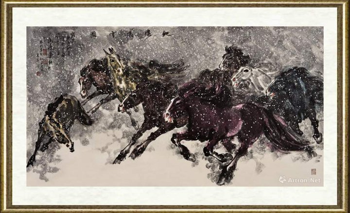 马欣乐_驰骋风雪图