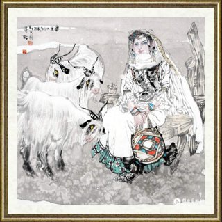 刘选让_赛里木河畔