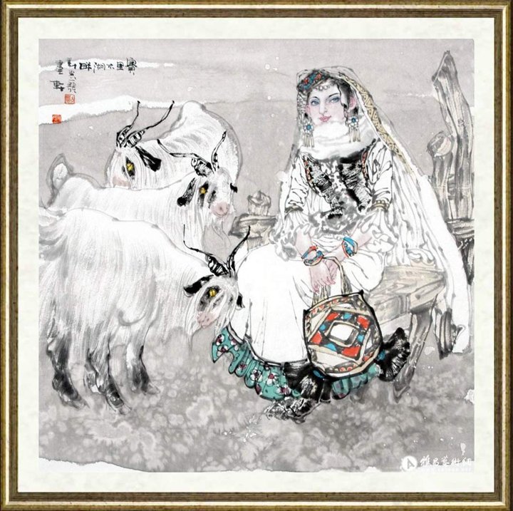 刘选让_赛里木河畔