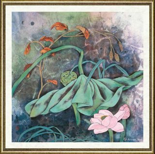 曹香滨_荷塘系列·秋