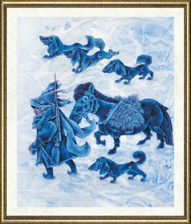 曹香滨_雪野出猎