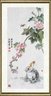 杨德衡_《蜀葵兔》