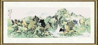 崔鹏程_湖山春色