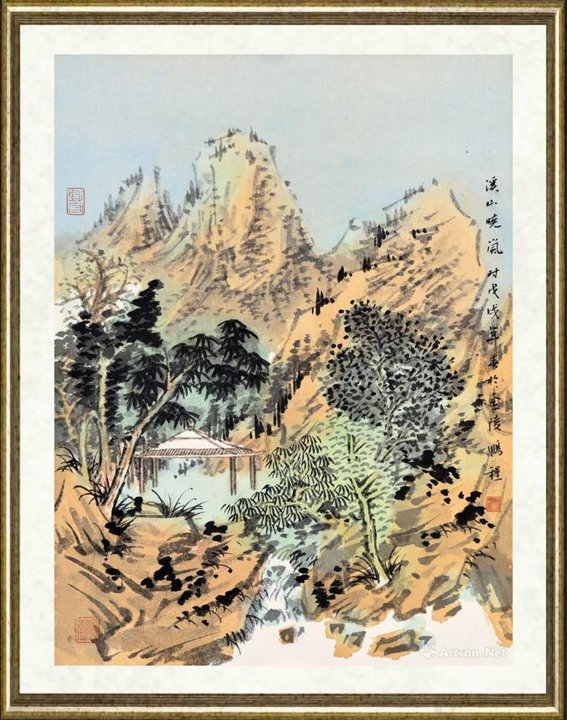 崔鹏程_溪山晓岚