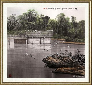李刚（北京）_群鸥戏水
