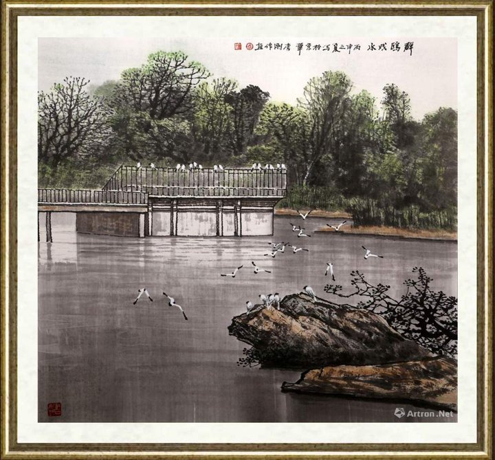 李刚（北京）_群鸥戏水