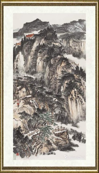 牟丕芳_翠谷观泉