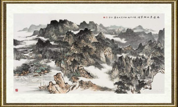 牟丕芳_雨过晨山织寒烟
