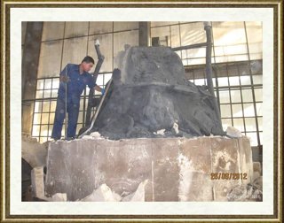 隋建国_铸造完成后打掉外模
