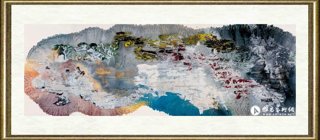 王林旭_联合国安理会大厅主题画作《互动的世界》