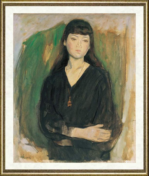汪诚一_黑衣女子