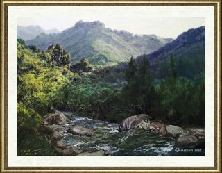 何永兴_秦岭晨光