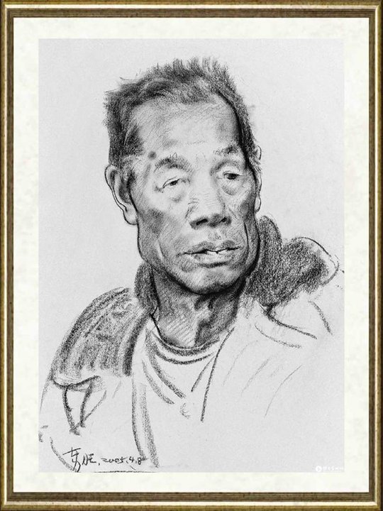 忻东旺_素描头像Pencilsketch