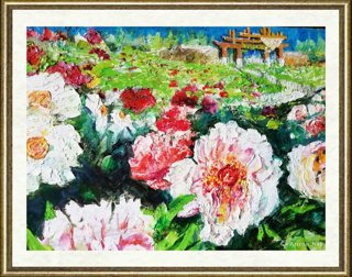 任梦璋_赏牡丹·唯有牡丹真国色，花开时节动京城（局部04）