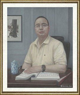 刘孔喜_遥想寒山——诗人杨皓肖像