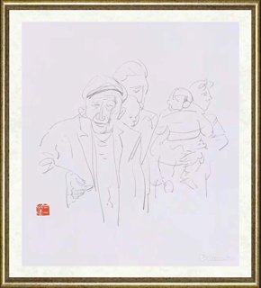 王桂勇（三傑）_集市速写1