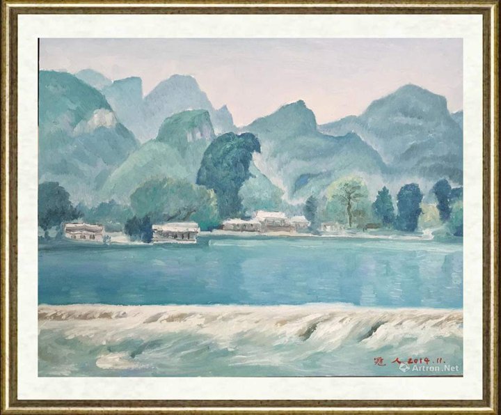 苏冠人_翠岭绿韵映山村